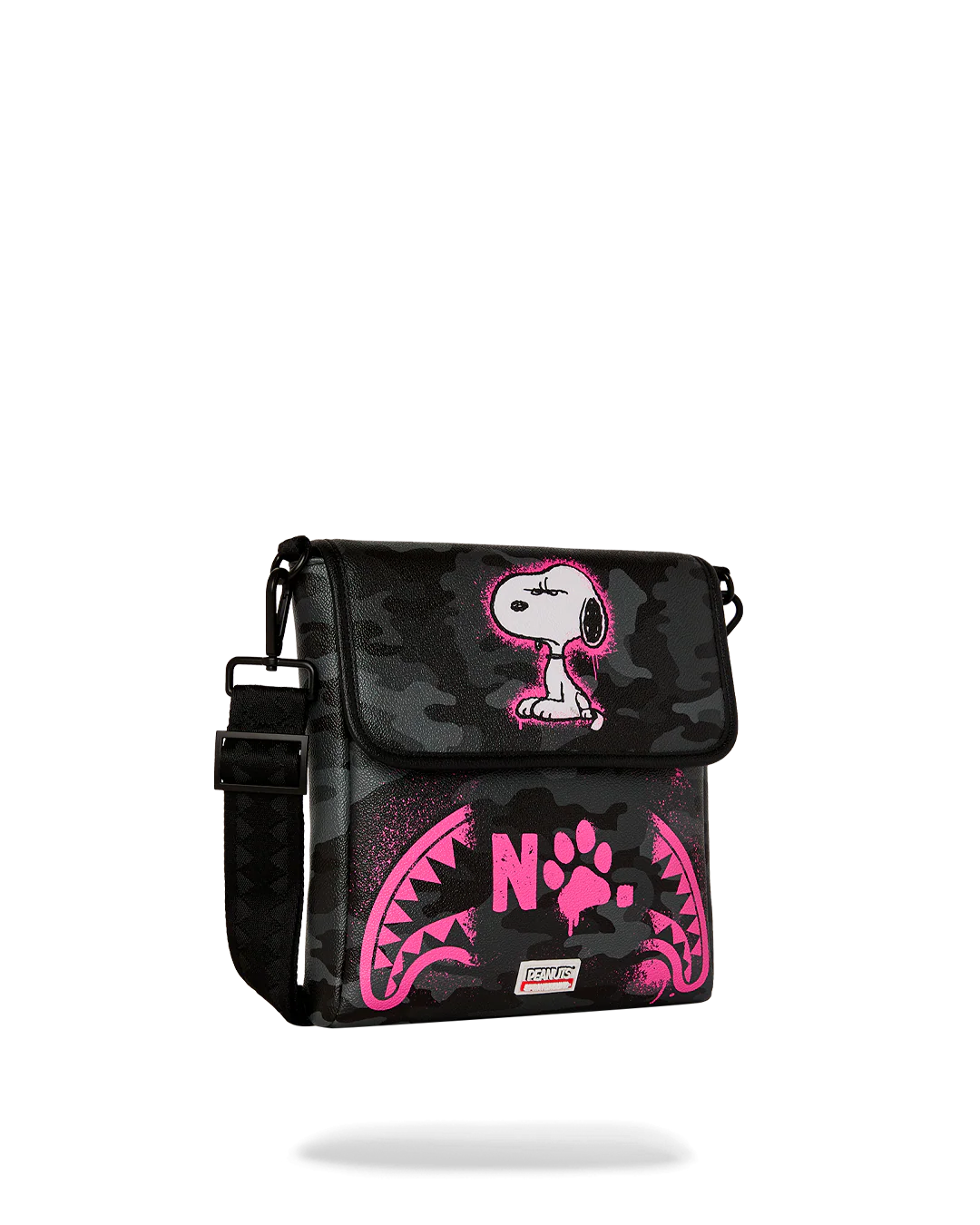 SNOOPY PINK STENCIL MESSENGER SLING - Image 2