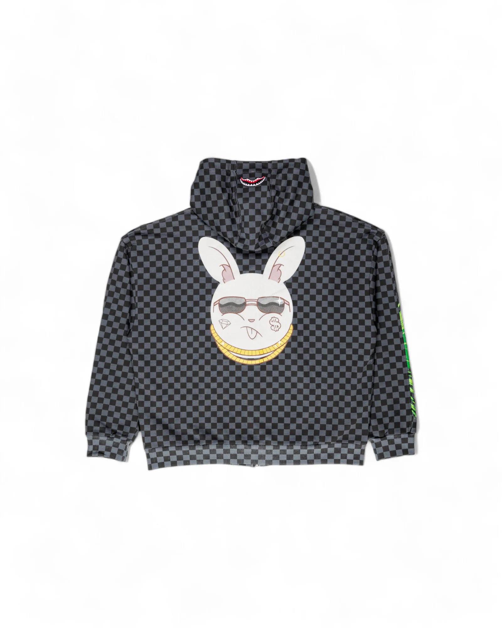 SPLATTER BUNNY OVER FULL ZIP HOODIES - Image 2