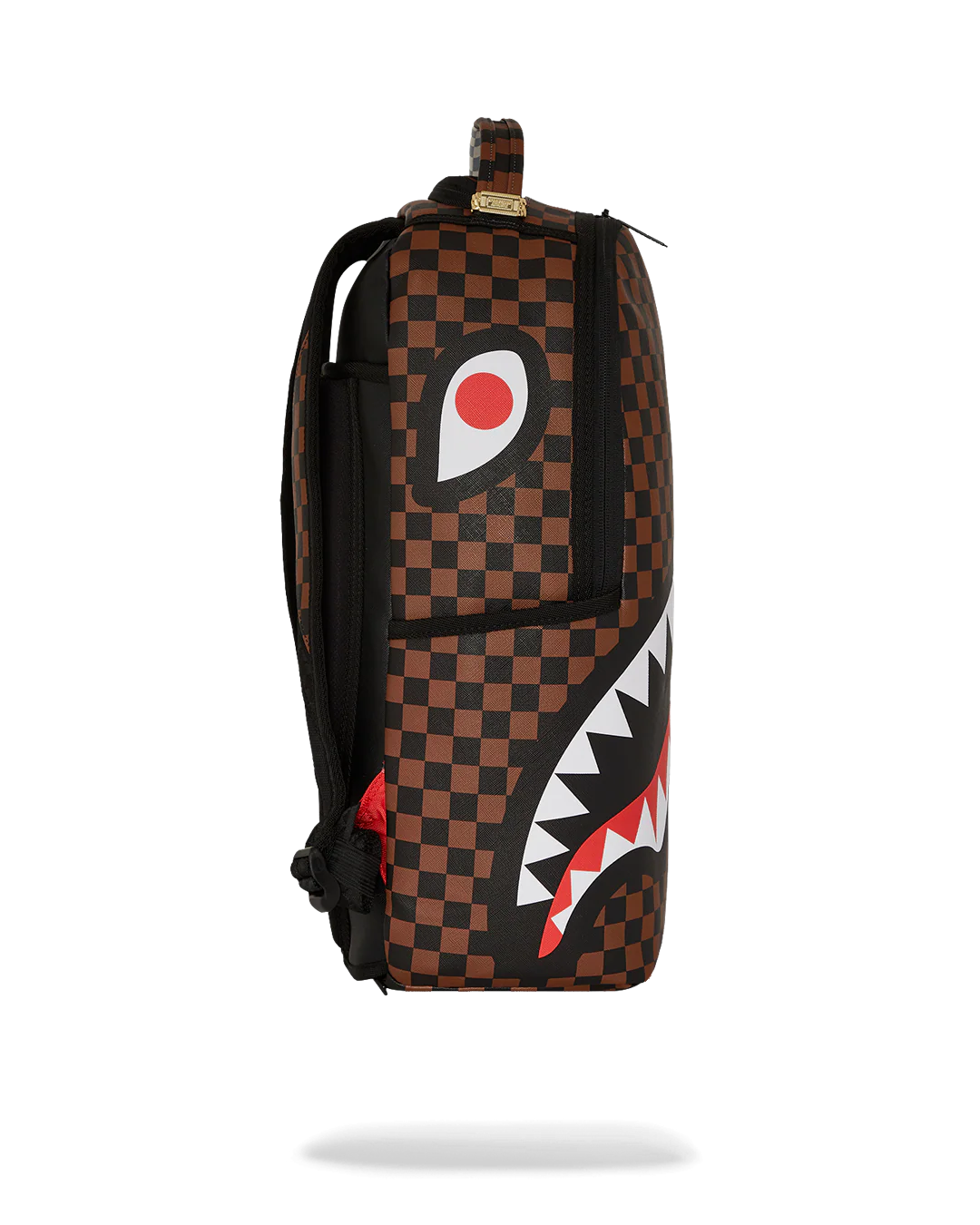 SPLIT BROWN AND CREAM CHECK DLXV BACKPACK - Image 3