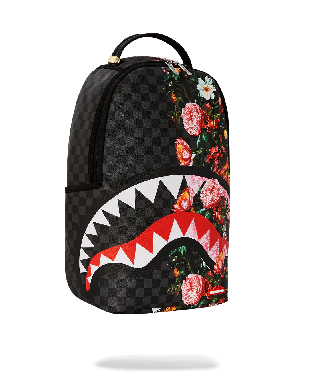 SPLIT PINK FLORAL CHECK DLXSV BACKPACK - Image 2