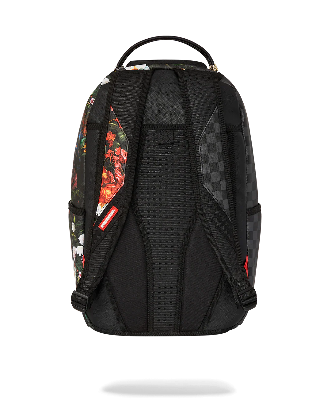 SPLIT PINK FLORAL CHECK DLXSV BACKPACK - Image 4