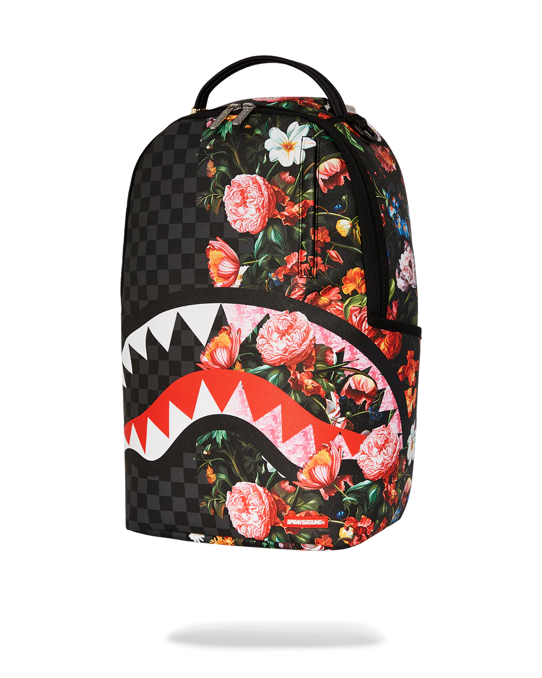 SPLIT PINK FLORAL CHECK DLXSV BACKPACK - Image 5