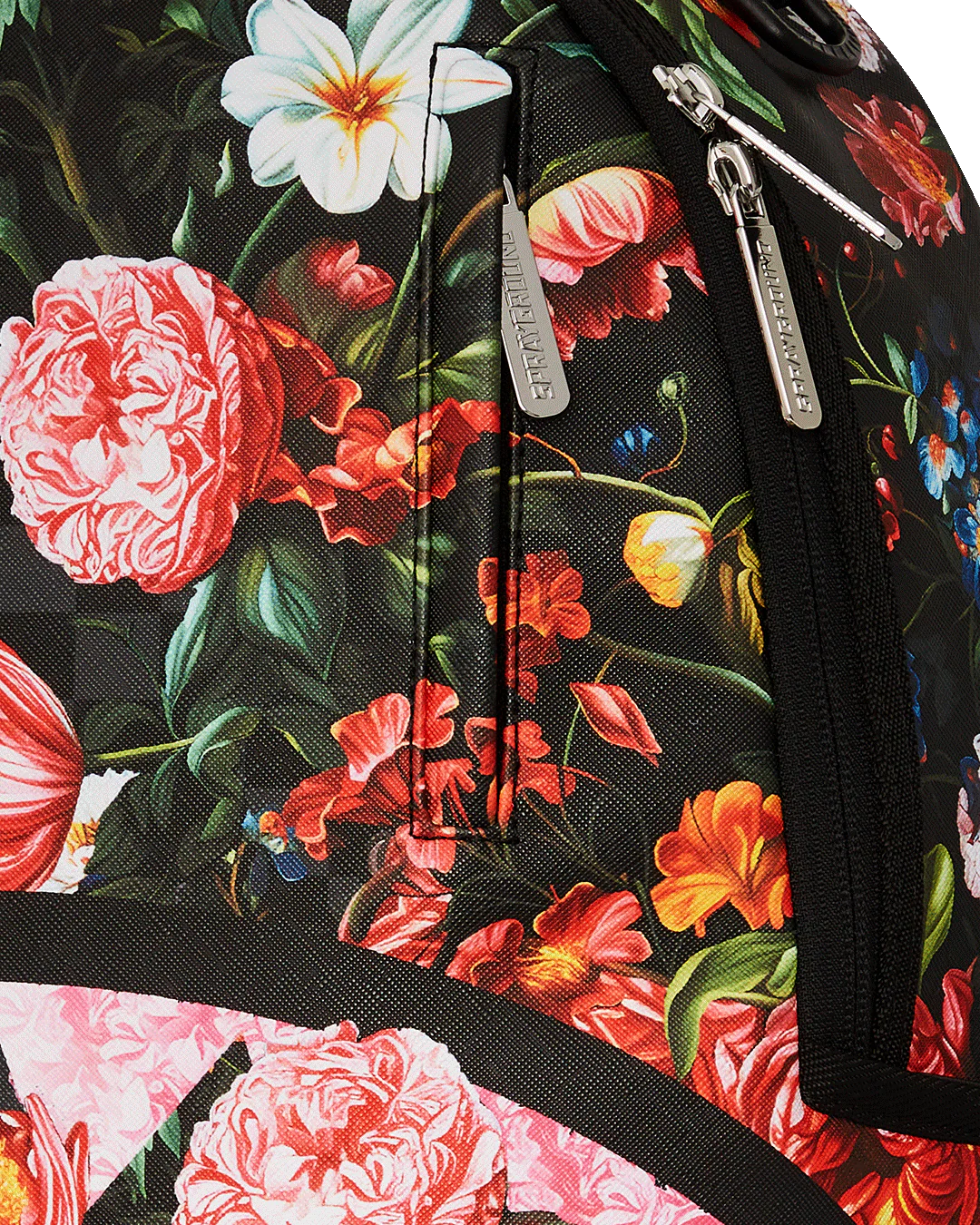 SPLIT PINK FLORAL CHECK DLXSV BACKPACK - Image 6
