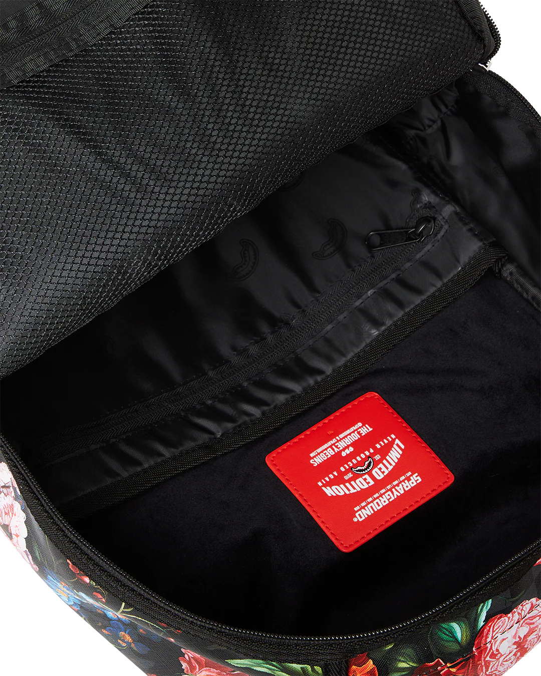 SPLIT PINK FLORAL CHECK DLXSV BACKPACK - Image 8
