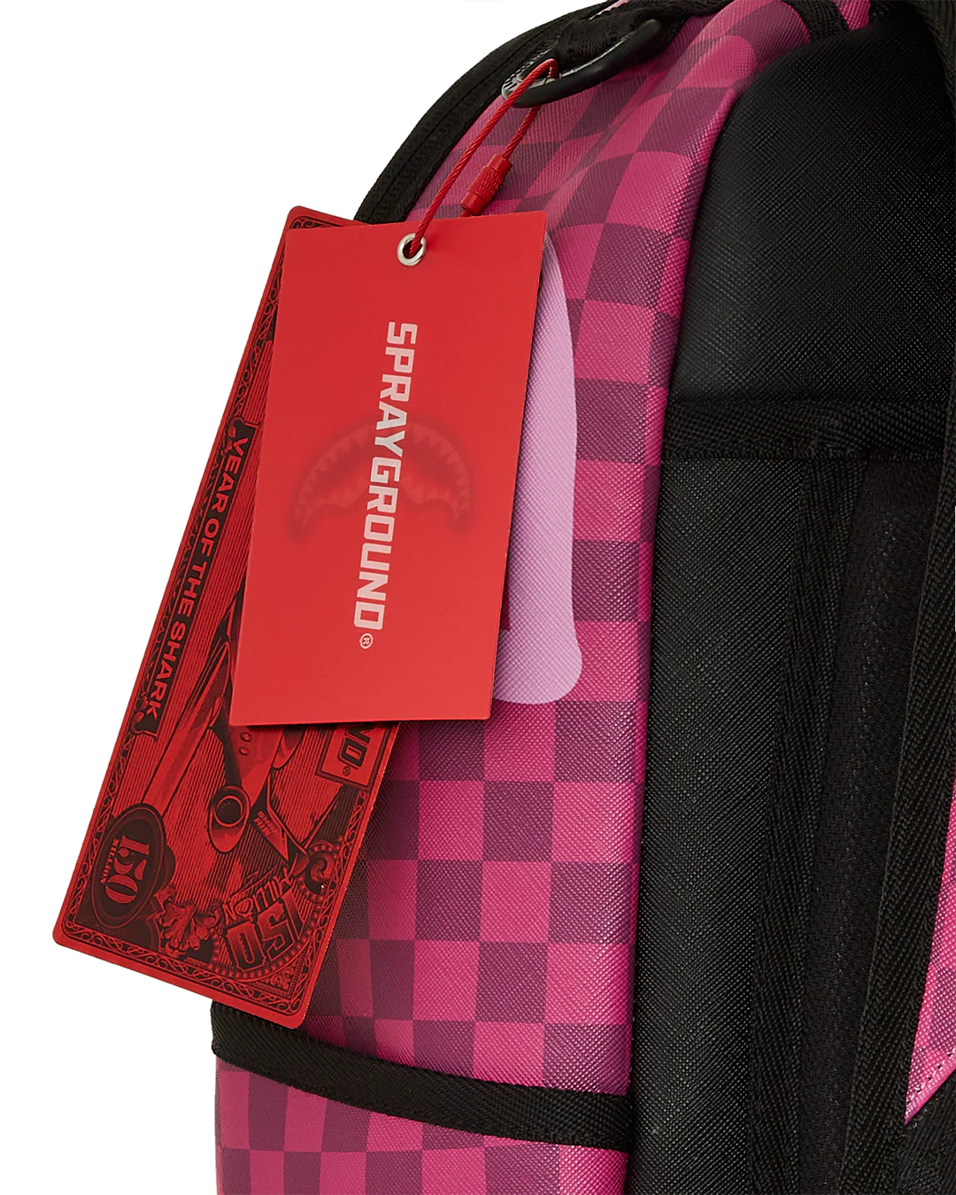 SPLIT SIP PINK CHECK DLXSV BACKPACK - Image 9
