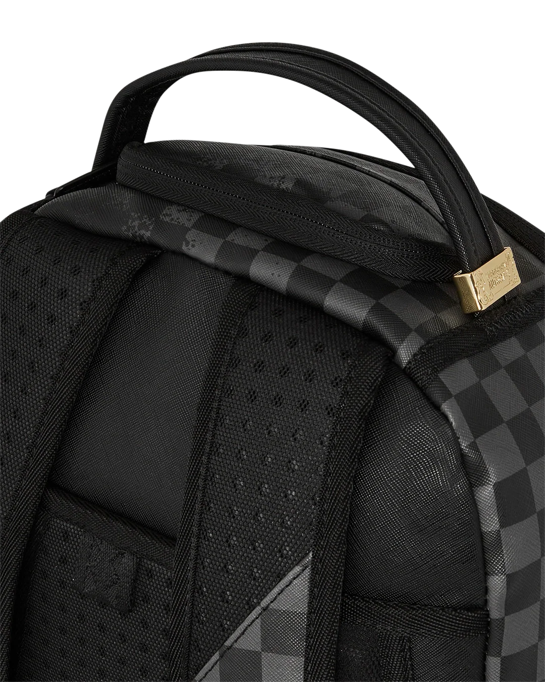 SPRAY SPRITZ GREY CHECK BLACK DLXSV BACKPACK - Image 7