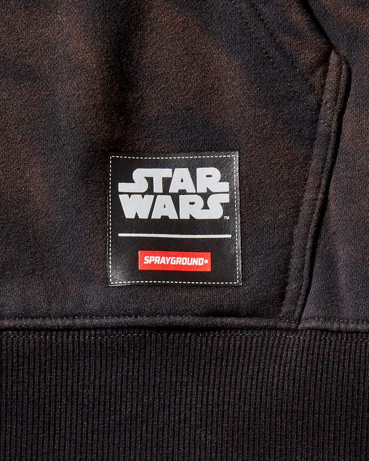 STAR WARS DARTH VADER RHINESTONE HEAD HOODIE BLACK - Image 3