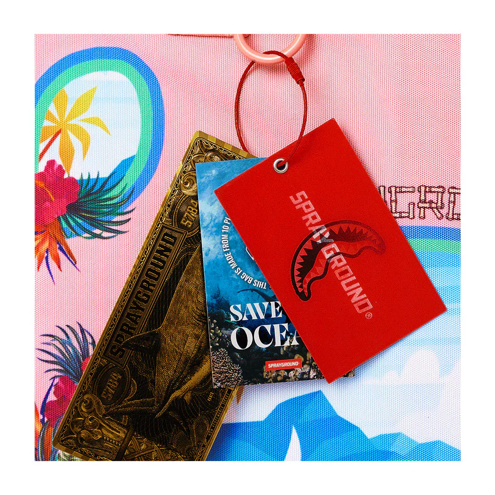 TROPICAL SHARK BEACH TOTE - Image 4