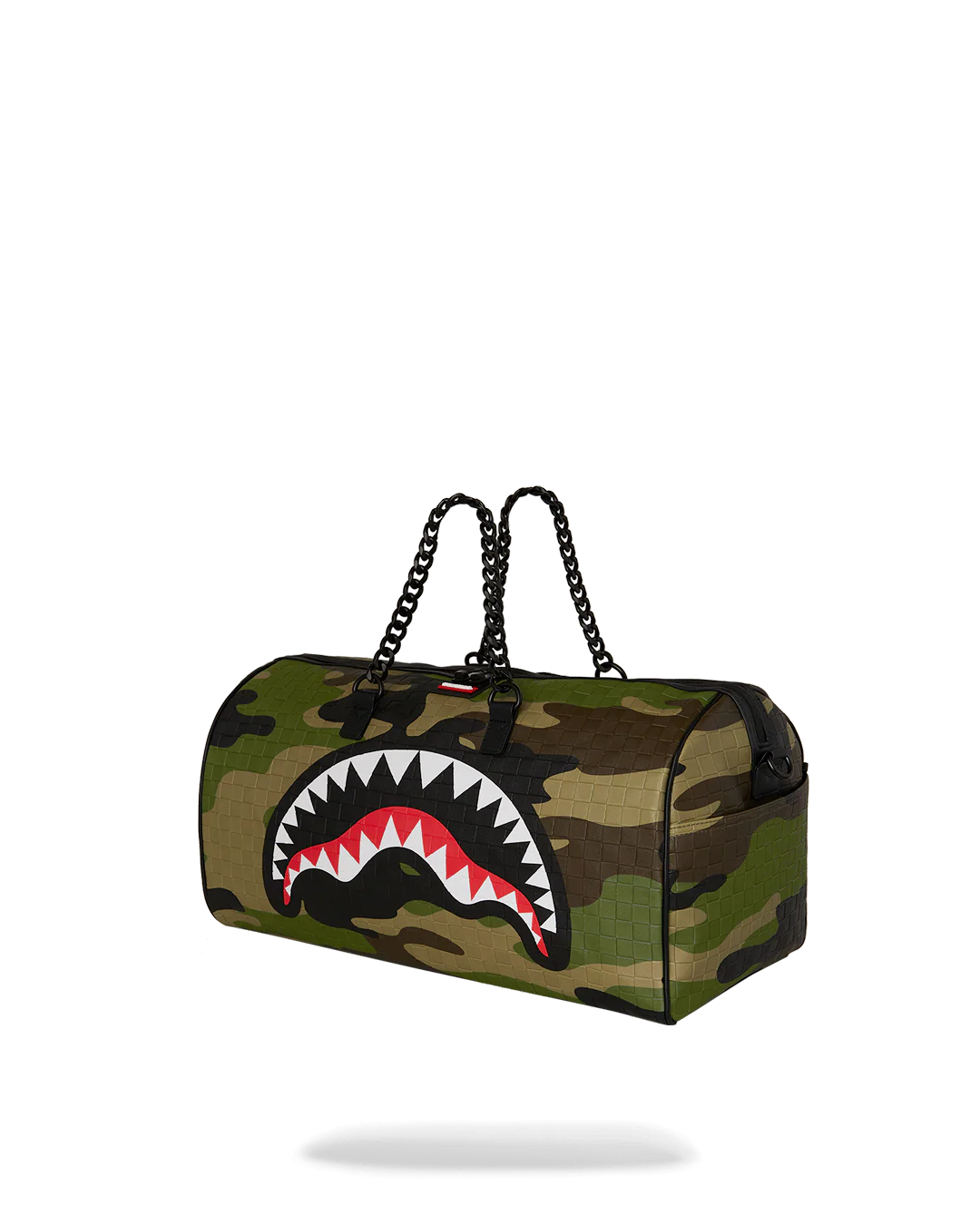 WOODLAND CAMO CHECK CHAIN DUFFLE - Image 3