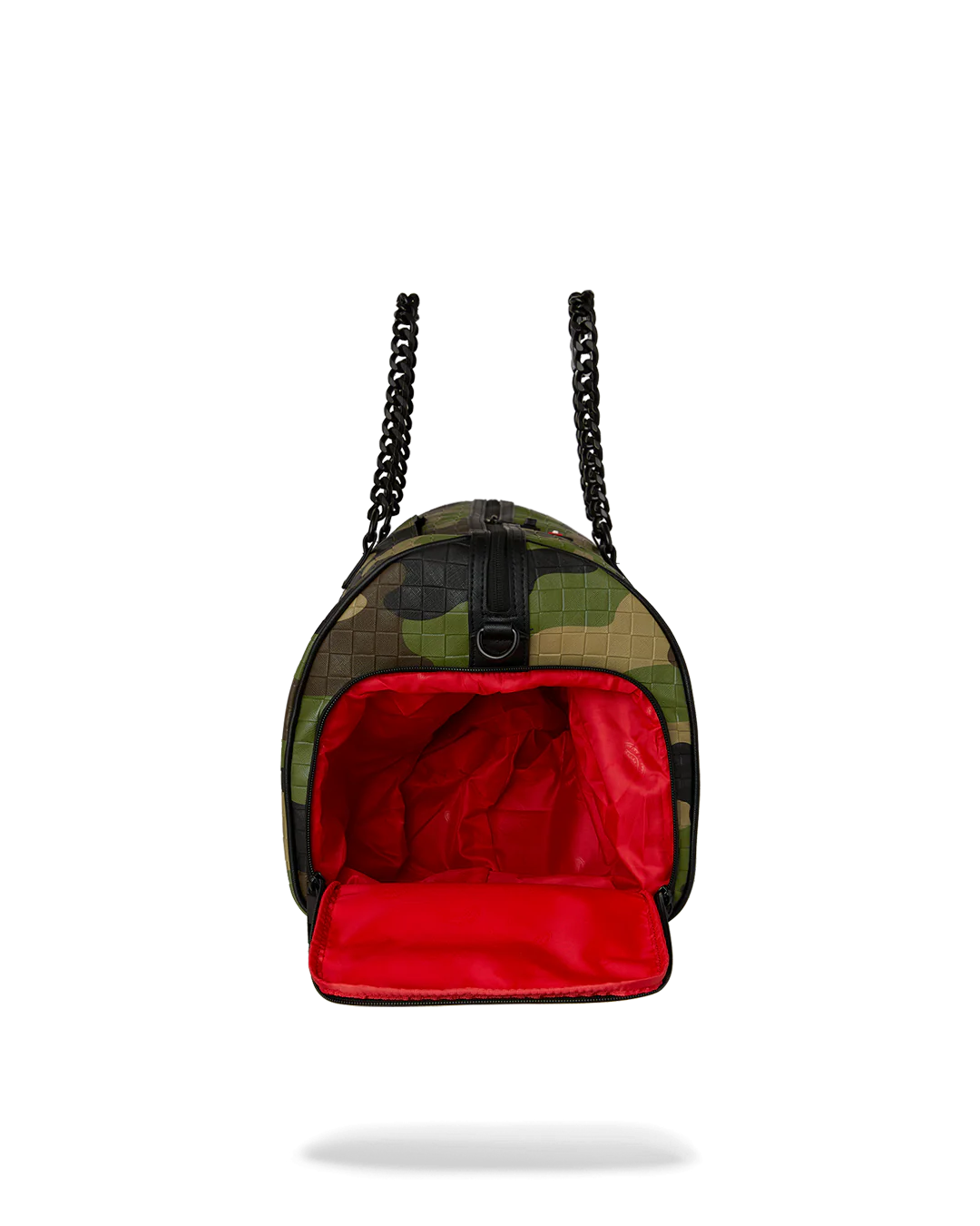 WOODLAND CAMO CHECK CHAIN DUFFLE - Image 7