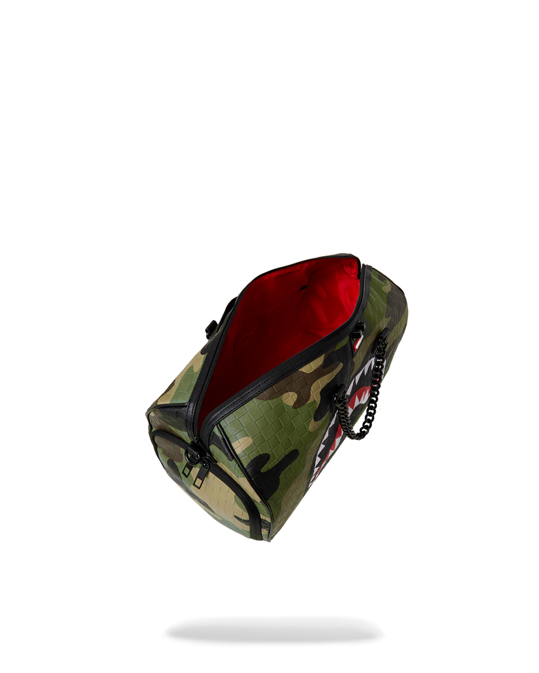 WOODLAND CAMO CHECK CHAIN DUFFLE - Image 8