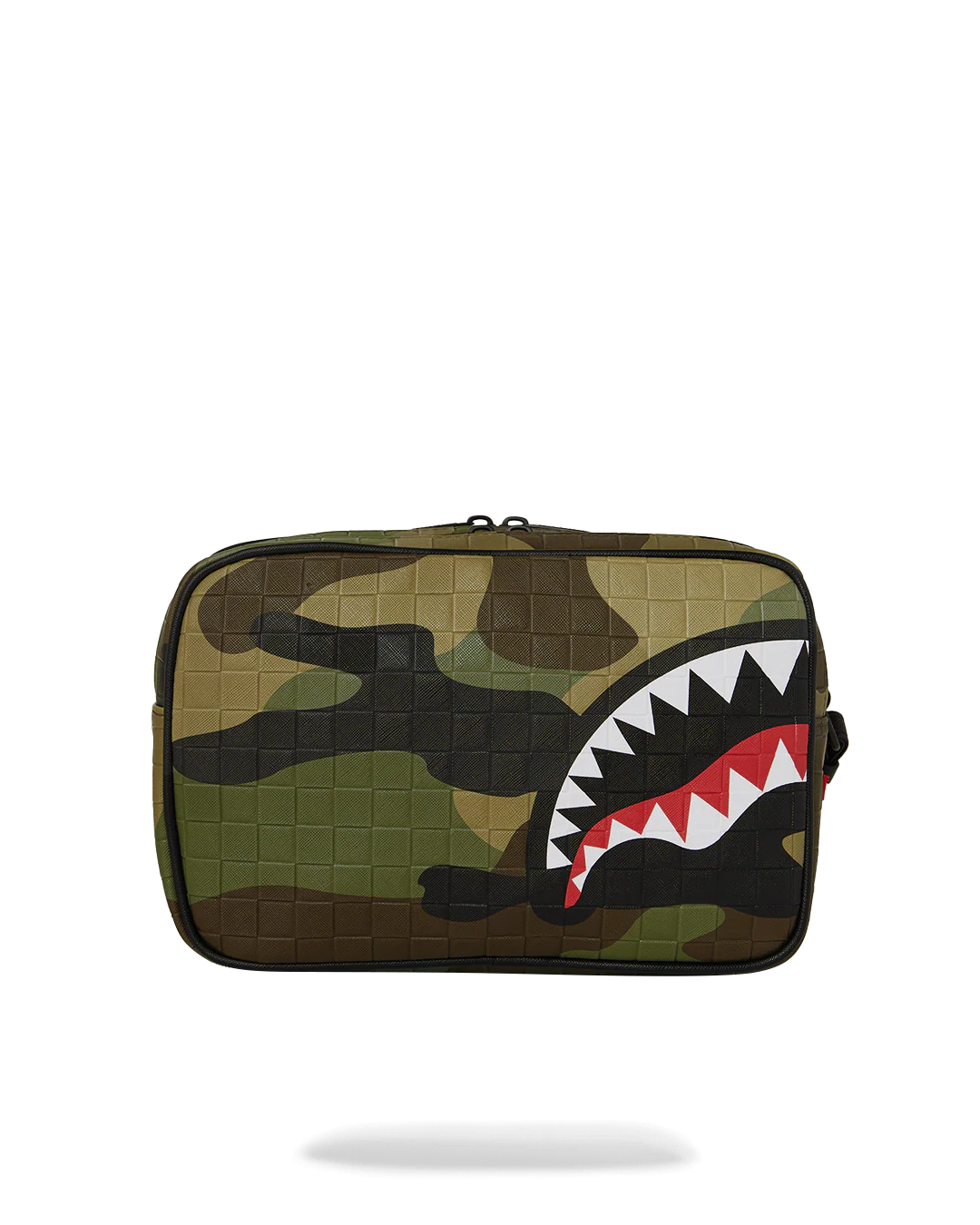 WOODLAND CAMO CHECK TOILETRY BAG - Image 3